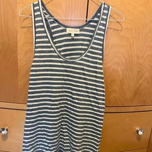 Azure Skies striped tank top